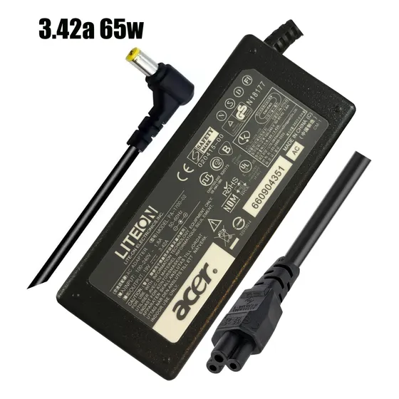 Cargador Acer Aspire Original Punta 5.5*1.7mm 19v 65w +cable