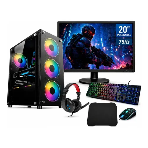 Pc Gamer Cpu Computador Ryzen 3 3200g 16 Gb 240gb Video 4gb