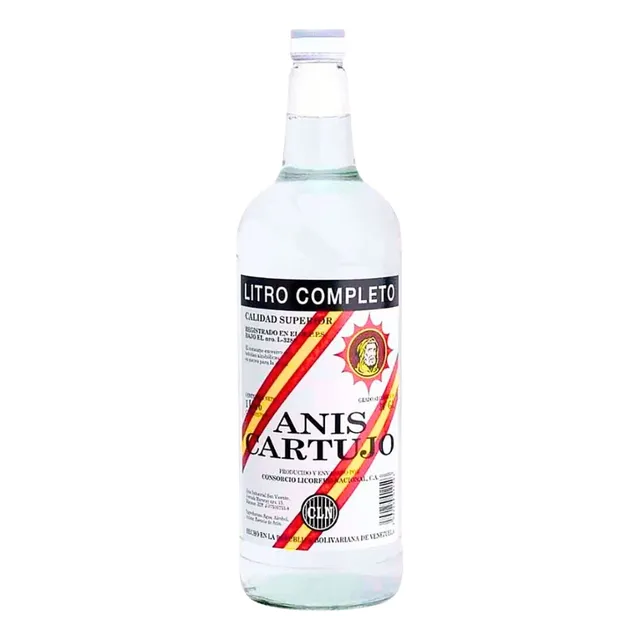 Anis Cartujo Licor Venezolano 700 Ml