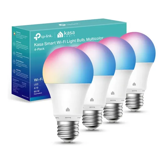 Bombillas Inteligentes Kasa, Bombillas Wifi Inteligentes Reg Color de la luz RGB 110V