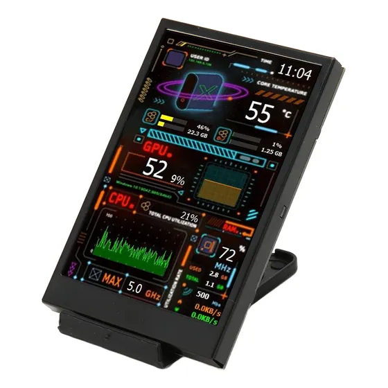 Display De Temperatura Do Pc Monitor De Temperatura Do Compu