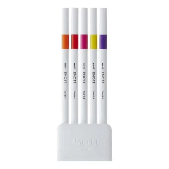 Estojo Passion Colors Canetas Emott 5c N2 0.4mm 5 Cores