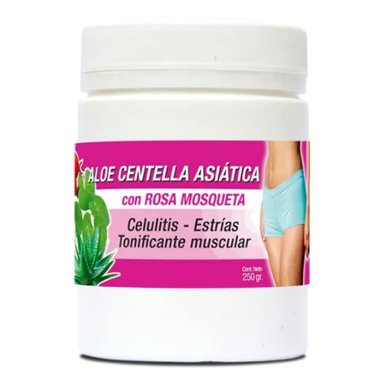 Crema Aloe, Centella Asiática Con Rosa Mosqueta