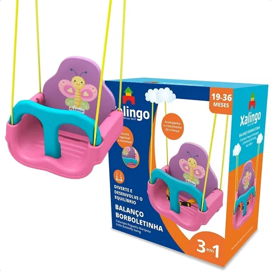 Cinturón de seguridad para columpio infantil con respaldo ajustable