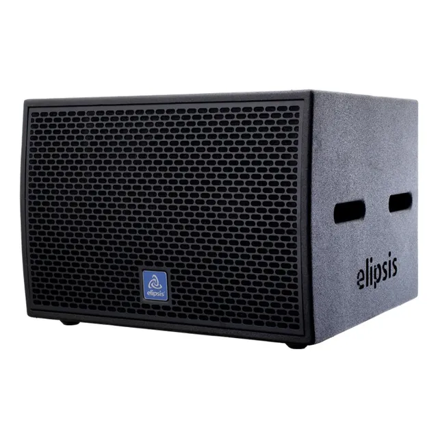 Subwoofer Vab118 Amplificado Prof Elipsis Vab-118a 1200rms Color Negro