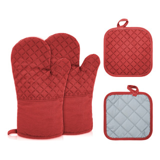 Wang Guantes De Silicon 4 Piezas Resistente Al Calor Wang Guantes De Silicon 4 Piezas Resistente Al Calor