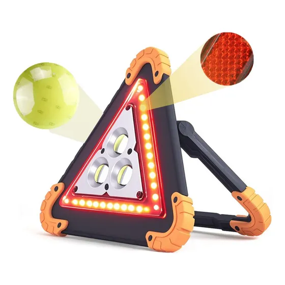 Triángulos Seguridad Luz Advertencia Emergencia Para Auto