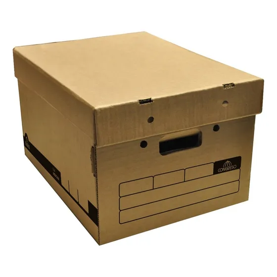 Caja Archivo Carton Americana 42x32x25 Multiuso X 5 U.