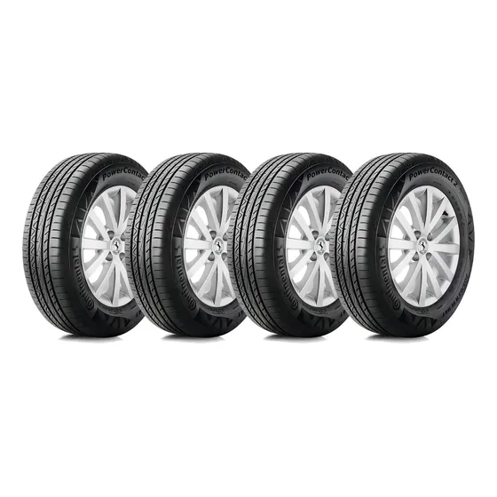 Kit 4 Pneus 185/60R14 PowerContact 2 82H Continental Aro 14