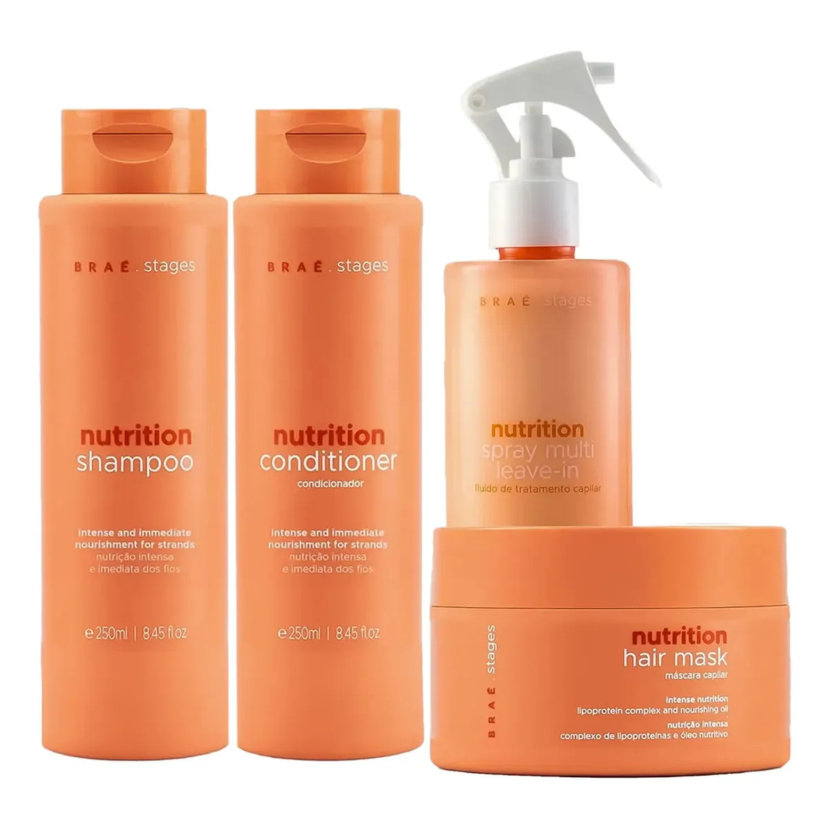 Kit Nutricao Brae Stages: Shampoo, Condicionador e Mascara