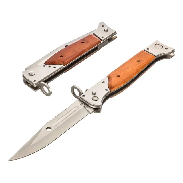 Cuchillo Retractil Bayoneta Ak-47 De 34 Cm
