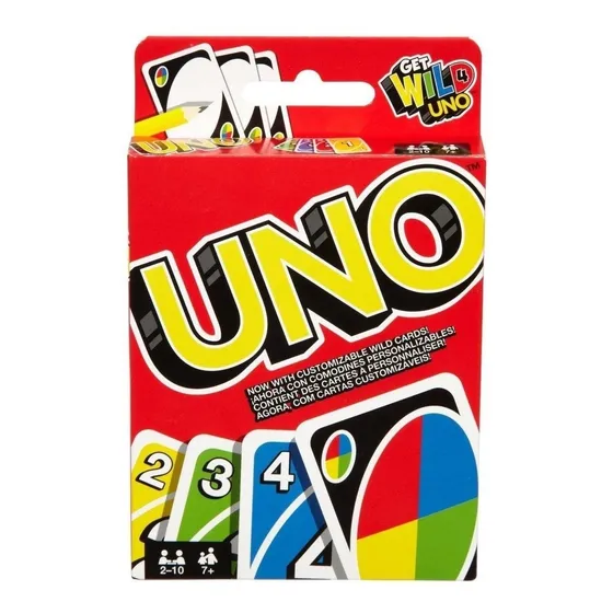 Juego De Cartas Uno Clásico Juego Familiar Juego Flip