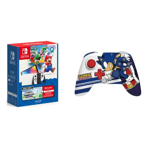 Nintendo Switch HAC-001 32GB Standard cor vermelho-néon y azul