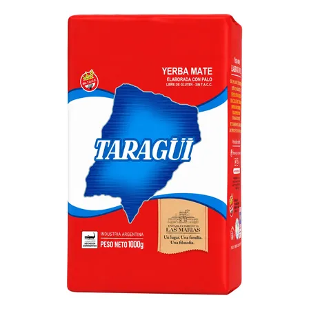 Erva Mate Taragüi 1000 Grs Tradição E Sabor Da Argentina