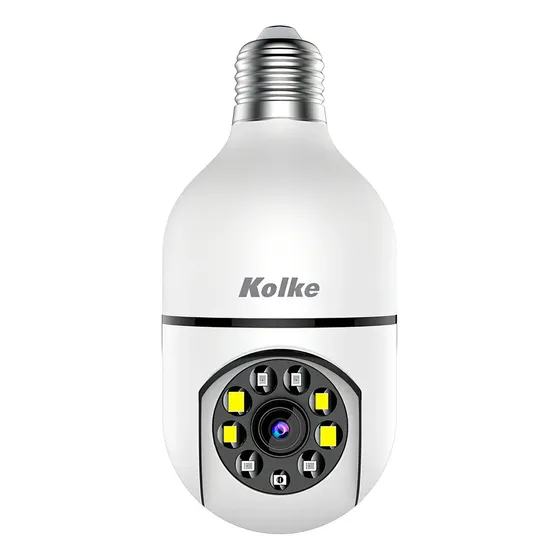 Cámara Seguridad Kolke Motorizada Ptz 3.0mp Wifi Conect E27 | Cuotas sin interés