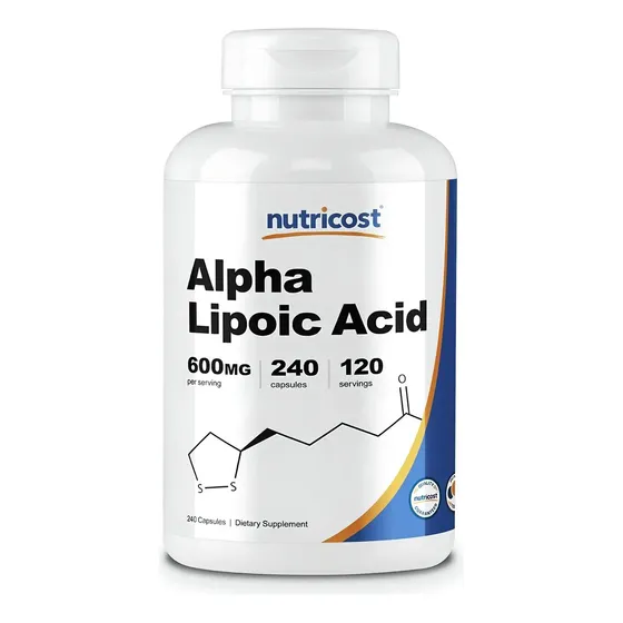 Acido Alfa Lipoico 240 Cápsulas Alpha Lipoic 600mg Eg A6 Sabor Sin Sabor | Cuotas sin interés