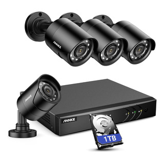 Sistema De Camaras De Vigilancia Y Seguridad Annke De 8 C... Sistema De Camaras De Vigilancia Y Seguridad Annke De 8 C...