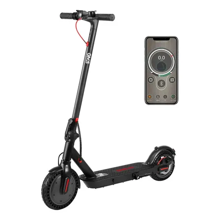 Gm5 P1 Patinete Elétrico Adulto, 400 W De Potência Máxima, 25 Km/h Velocidade Máxima, Autonomia De 22 Km Com Uma Carga Completa, Scooter Eletrica Dobrável Com Aplicativo Bluetooth Preto
