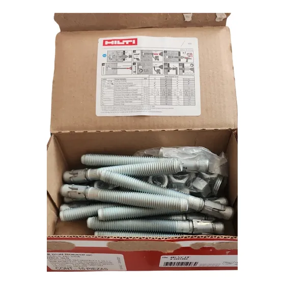 Anclaje Expansion Hilti Kb1 5/8x 6 #2231464 Caja Con 15 Pzs