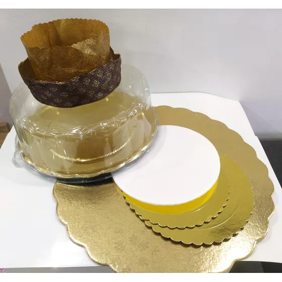 Set De Repostería, Discos, Moldes, Y Domo, Para Tortas, Nuev