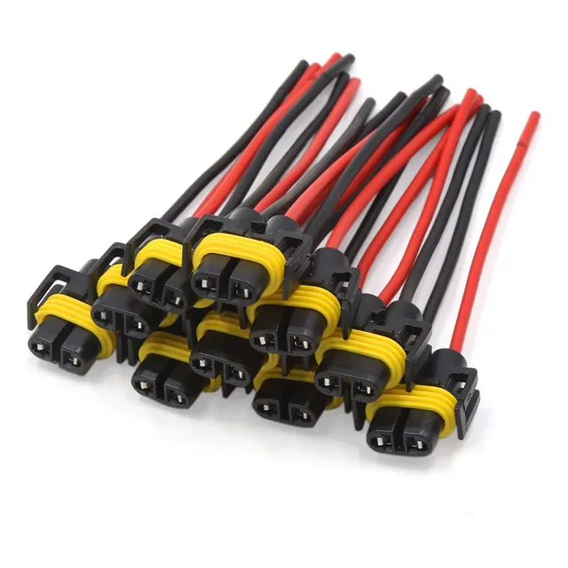 10 Zócalos Hembra De Arnés De Cableado Auto H11 H8 880 881