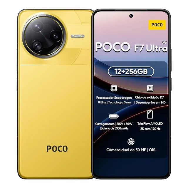Pocophone F7 Ultra 12 Gb Ram 256 Gb Rom Snapdragon Élite Amarillo