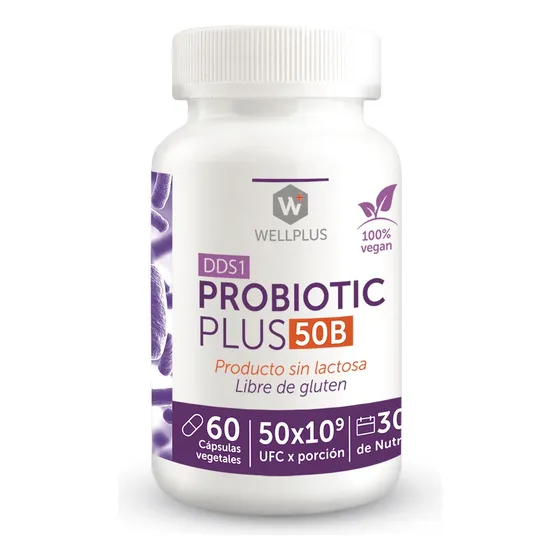 Probiotic Plus 50b Wellplus 60 Cápsulas