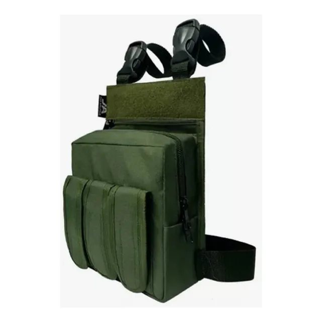 Bornal Com Porta Carr. De Pistola Triplo J.a Rio Militar