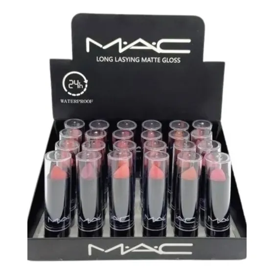Labiales Mac Caja 24 Unidades Ofertas Al Mayor. Ofic Chacao