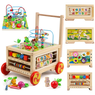 Brinquedo Montessori Multiuso 7 Em 1 De Madeira Activity Cub Brinquedo Montessori Multiuso 7 Em 1 De Madeira Activity Cub