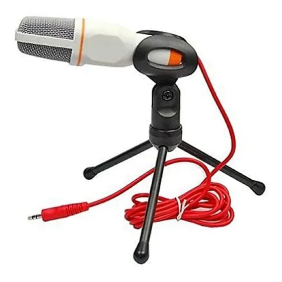 Micrófono Condensador Youtuber Skype Gamer 3.5mm Pc Mac