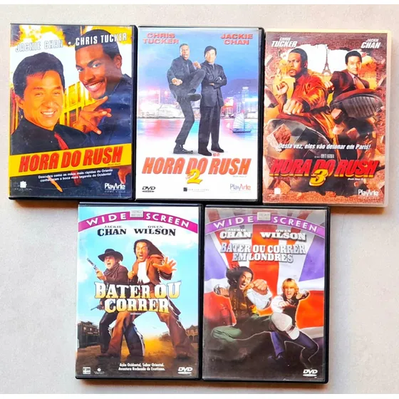 Hora Do Rush 1 2 3 + Bater Correr - Dvd Original 