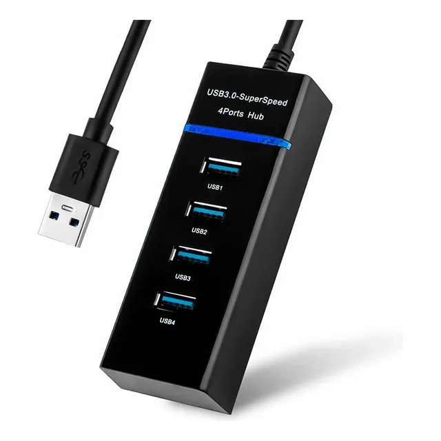 Hub Usb 3.0 Multi Puertos Usb Con 4 Puertos Alta Velocidad 