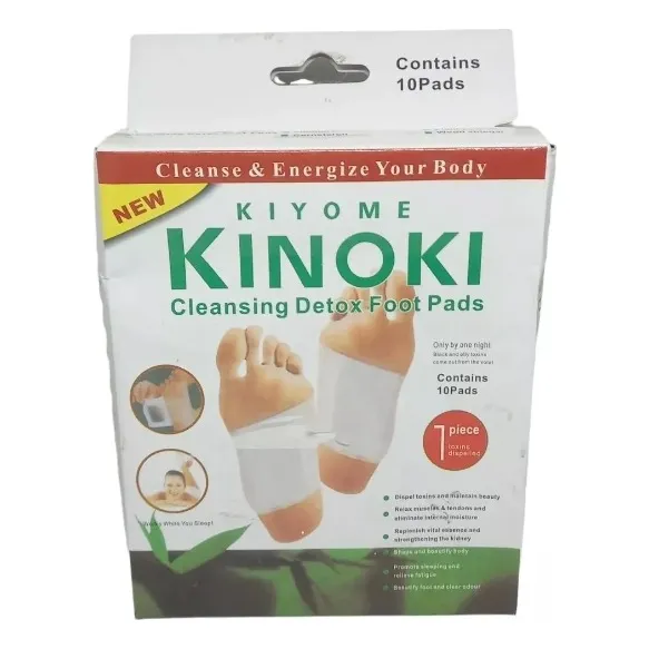Pack 50 Parches Detox Kinoki Desintoxicación Dolor Fragancia Hierbas