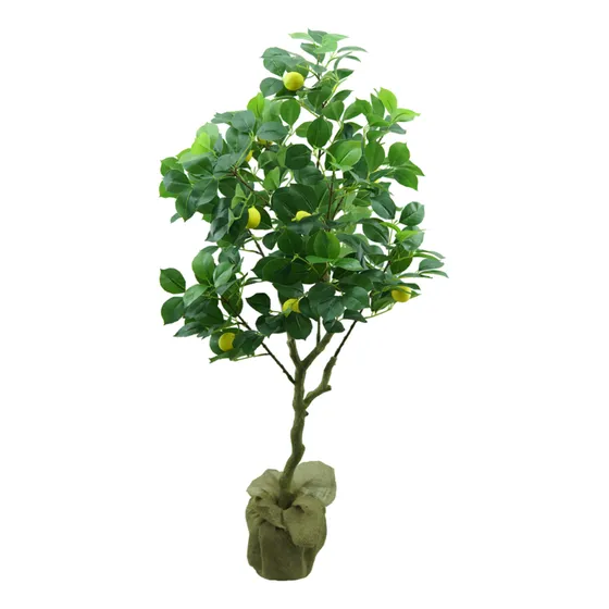 Planta  Árvore Artificial Limão Siciliano Grande Para Vaso
