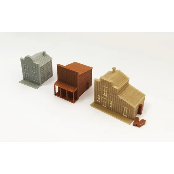 Outland Models Juego Casa 2 Piso Diseño Tren Ferrocarril