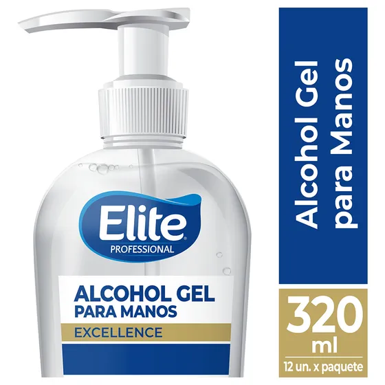 Alcohol Gel Botella 1 Un X 320 Ml Elite Professional