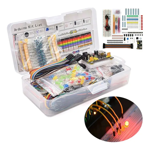 Kit De Componentes Electrónicos 830 Puntos De Conexión Shu Electronic Component