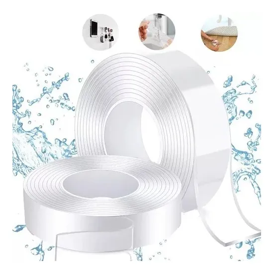 Cinta Adhesiva Doble Faz Transparente 3mtsx3cmx2mm