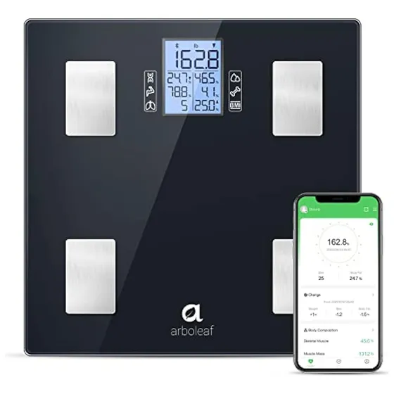 Arboleaf Báscula De Baño Para Peso Corporal,