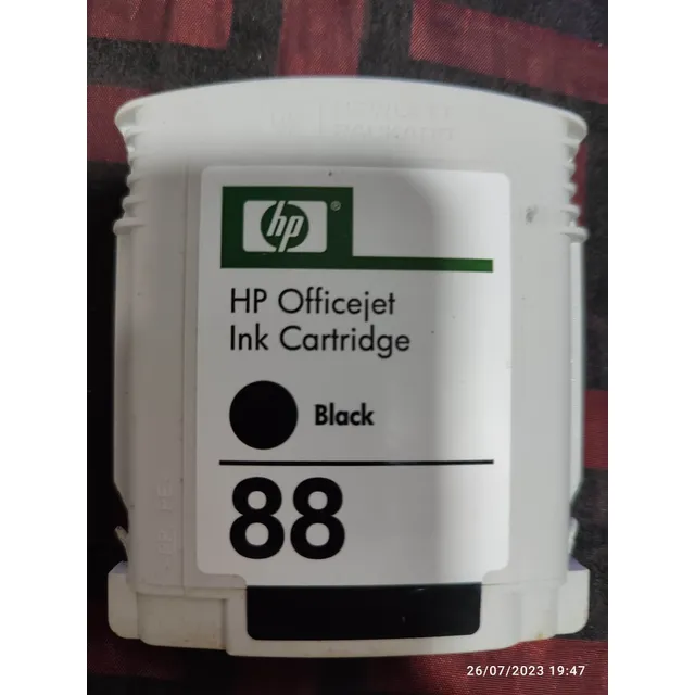 Cartucho De Tinta Plotter Hp 88 Black C9385a Caraca Lleno Nv