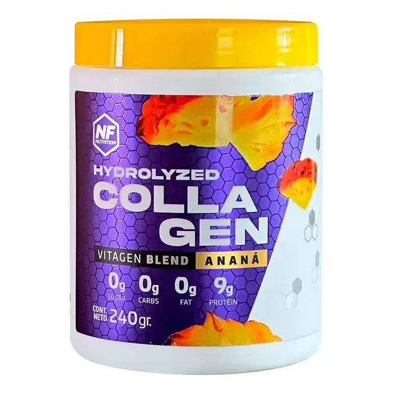 Nf Nutrition Colágeno Hydrolizado  Ananá X 240gr Local