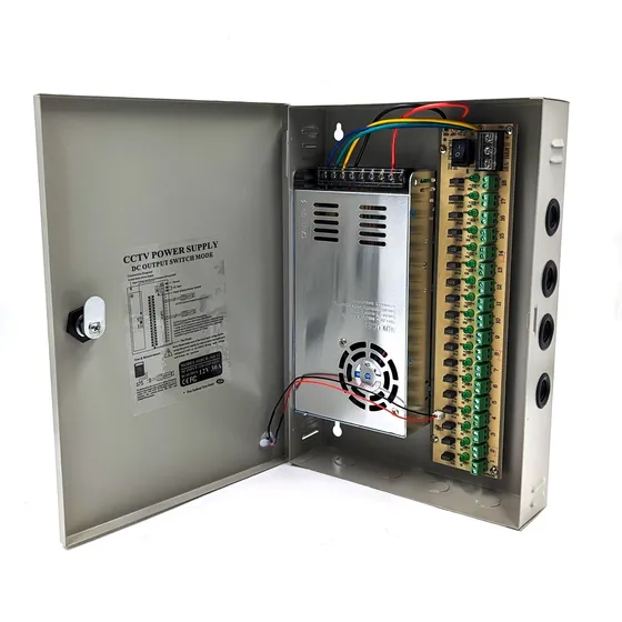 Fuente De Poder Centralizada 12v 30amp 18 Canales 30a Cctv