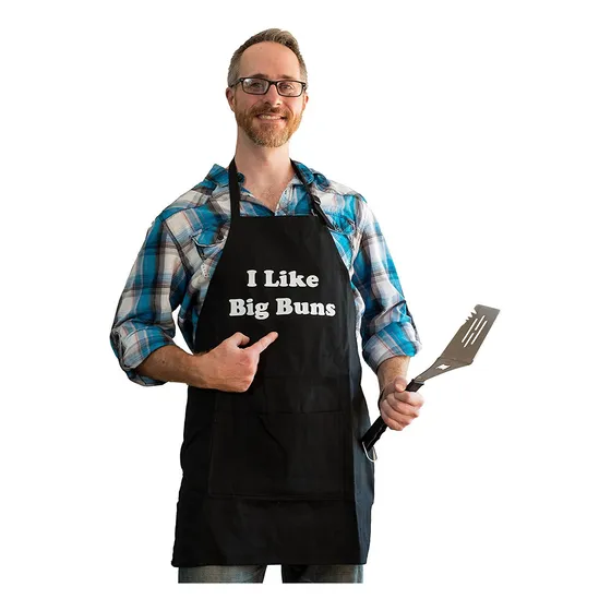 Bud Hombre Divertido Asar Parrilla Delantal Barbacoa: I Like