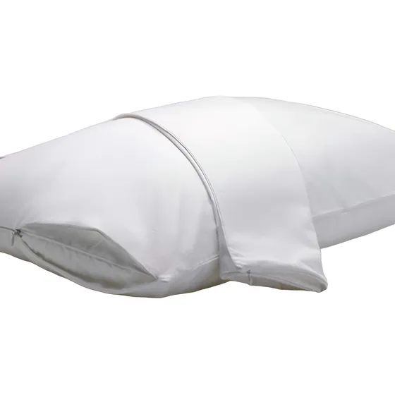 Set X 2 Forro Protector Antifluido Impermeable Almohada