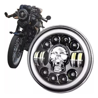 7'' Faro Led Universal Refacciones Moto Rgb Ojo De Angel 7'' Faro Led Universal Refacciones Moto Rgb Ojo De Angel