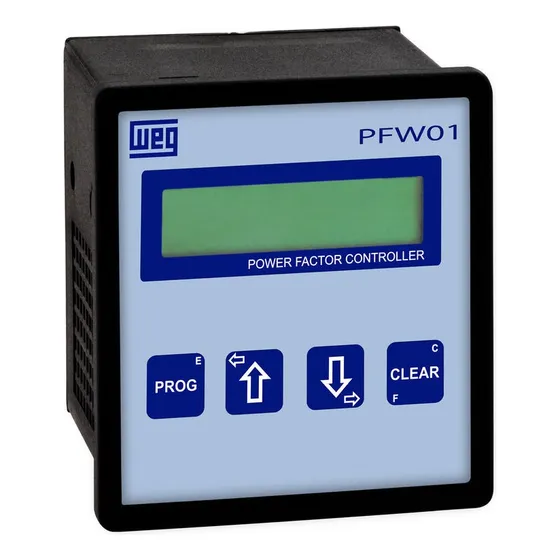 Controlador Fator De Potência Weg Mono 12 Estáfios Pfw01-m12