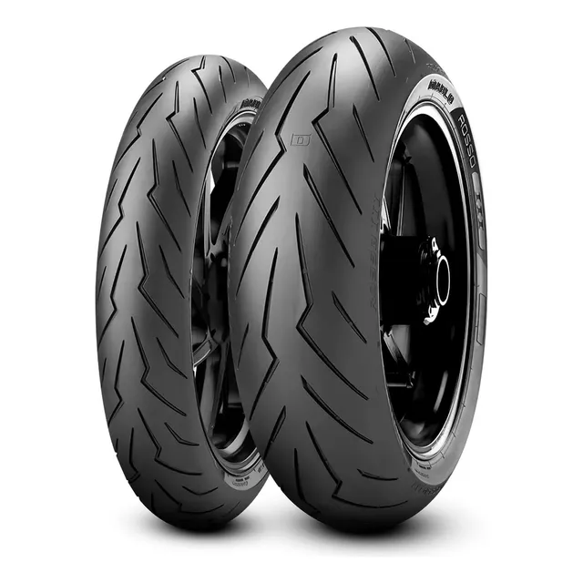Pirelli Llantas 180/55zr-17 + 120/70zr-17 Diablo Rosso 3