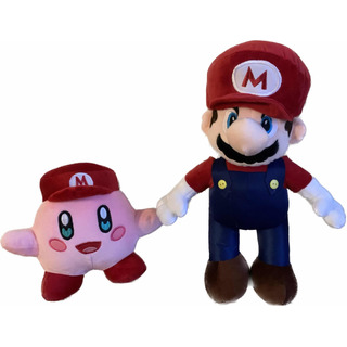 Peluche De Mario Bros De 40cm Más Un Kirby Mario En Pareja Peluche De Mario Bros De 40cm Más Un Kirby Mario En Pareja