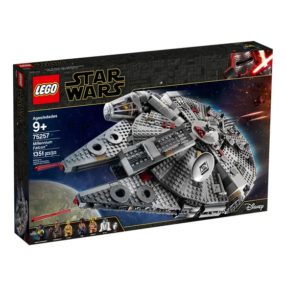 Set 1351pzs Lego Nave Star Wars Millennium Falcon P Niños +9